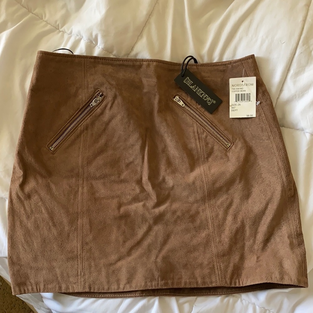 Suede Skirt
